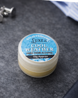 Cool Weather Solid Perfume 10g | Ultra-Fresh Aquatic & Citrus Fragrance Cream | 100% Alcohol-Free