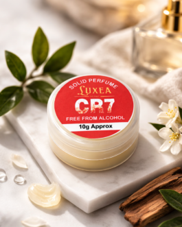 CR7 Solid Perfume 10g | Energetic Spicy & Woody Fragrance Cream | 100% Alcohol-Free