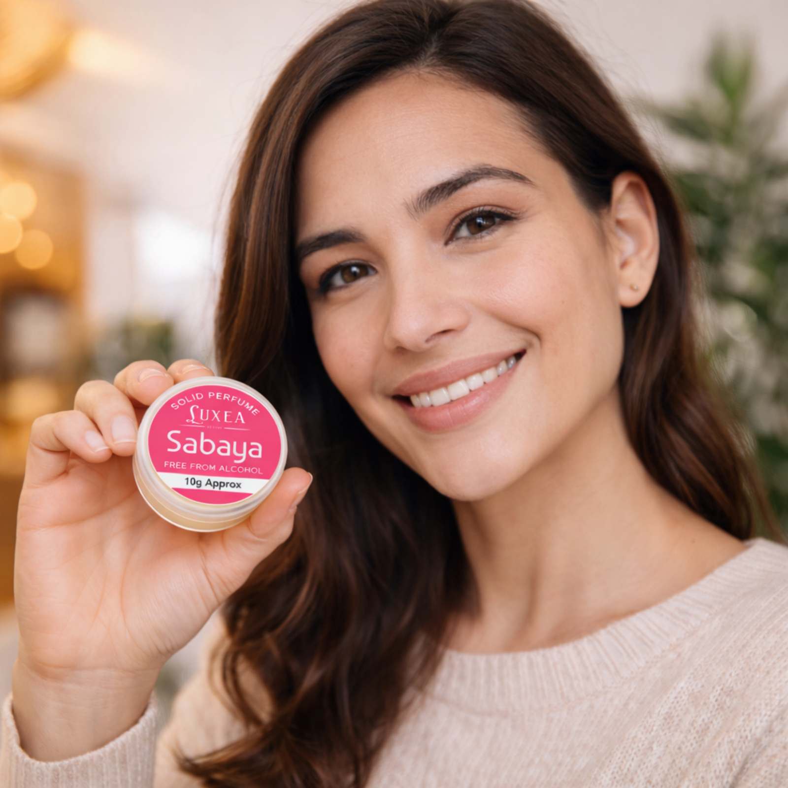 Perfume Cream 10g | Alcohol Free | Best Scent for Men & Women | Pocket for Travel, Date & Evening Use | Heart Notes, Top Notes & Base Notes Fragrance (Sabaya)