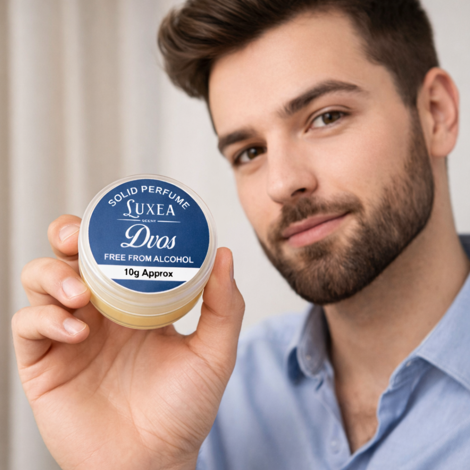 DVOS Scent Solid Perfume 10g | Alcohol-Free Cream Perfume | Pocket Size Fragrance for Men & Women