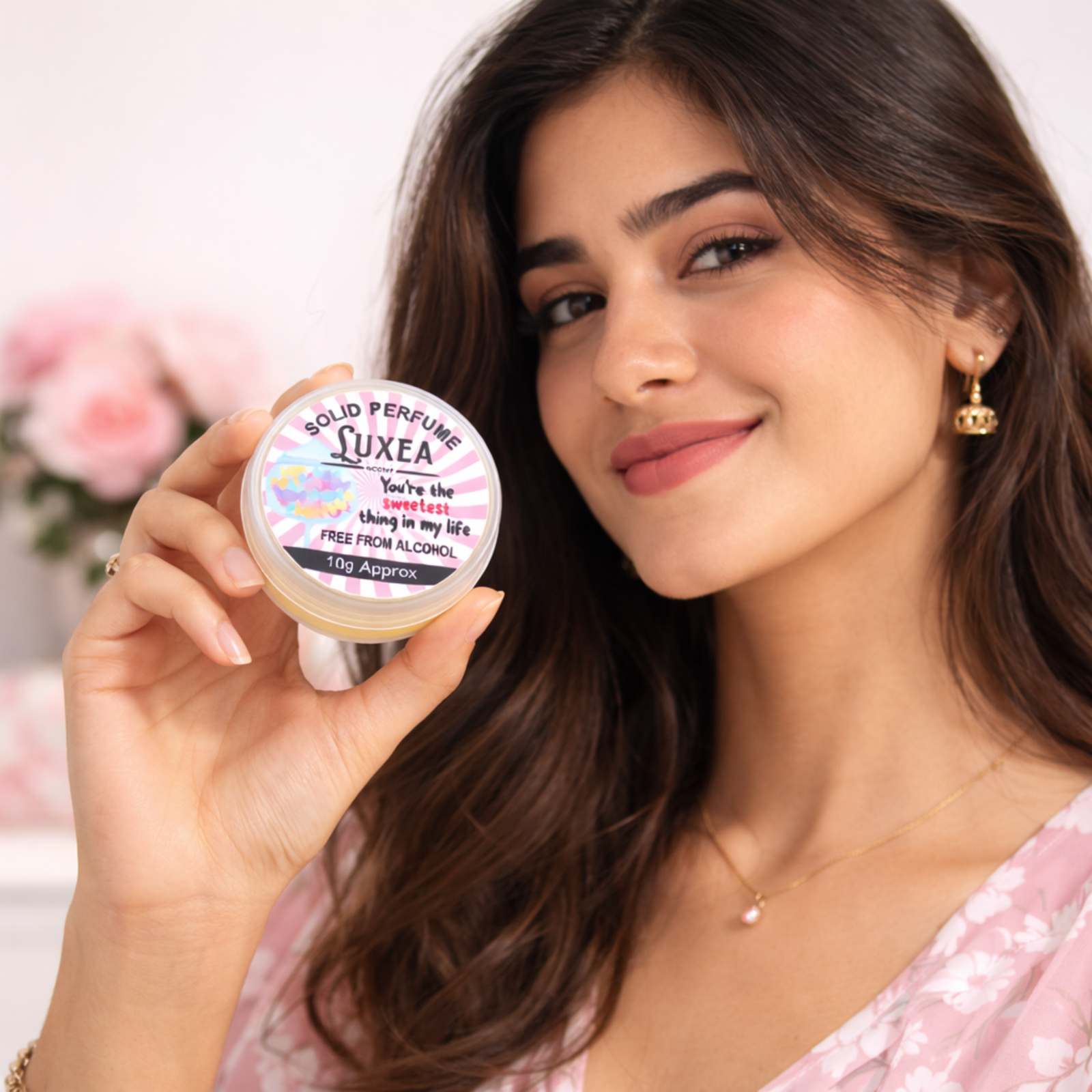 Perfume Cream 10g | Alcohol Free | Best Scent for Men & Women | Pocket for Travel, Date & Evening Use | Heart Notes, Top Notes & Base Notes Fragrance (You’re the Sweetest Thing in My Life)