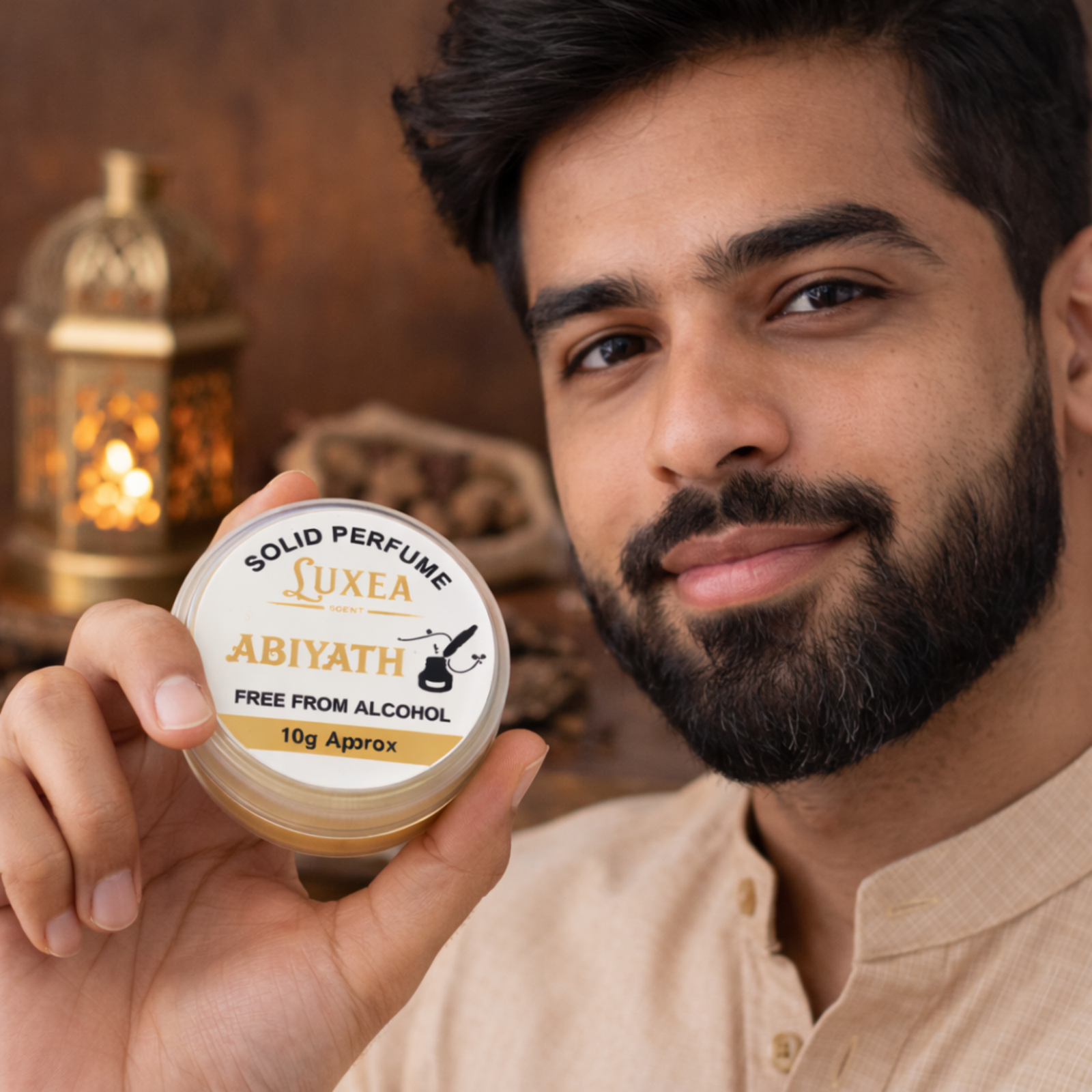 Abiyath Scent Solid Perfume 10g | Alcohol-Free Cream | Wax Perfume Skin Perfume for Men & Women | Pocket Size Solid Fragrance Balm