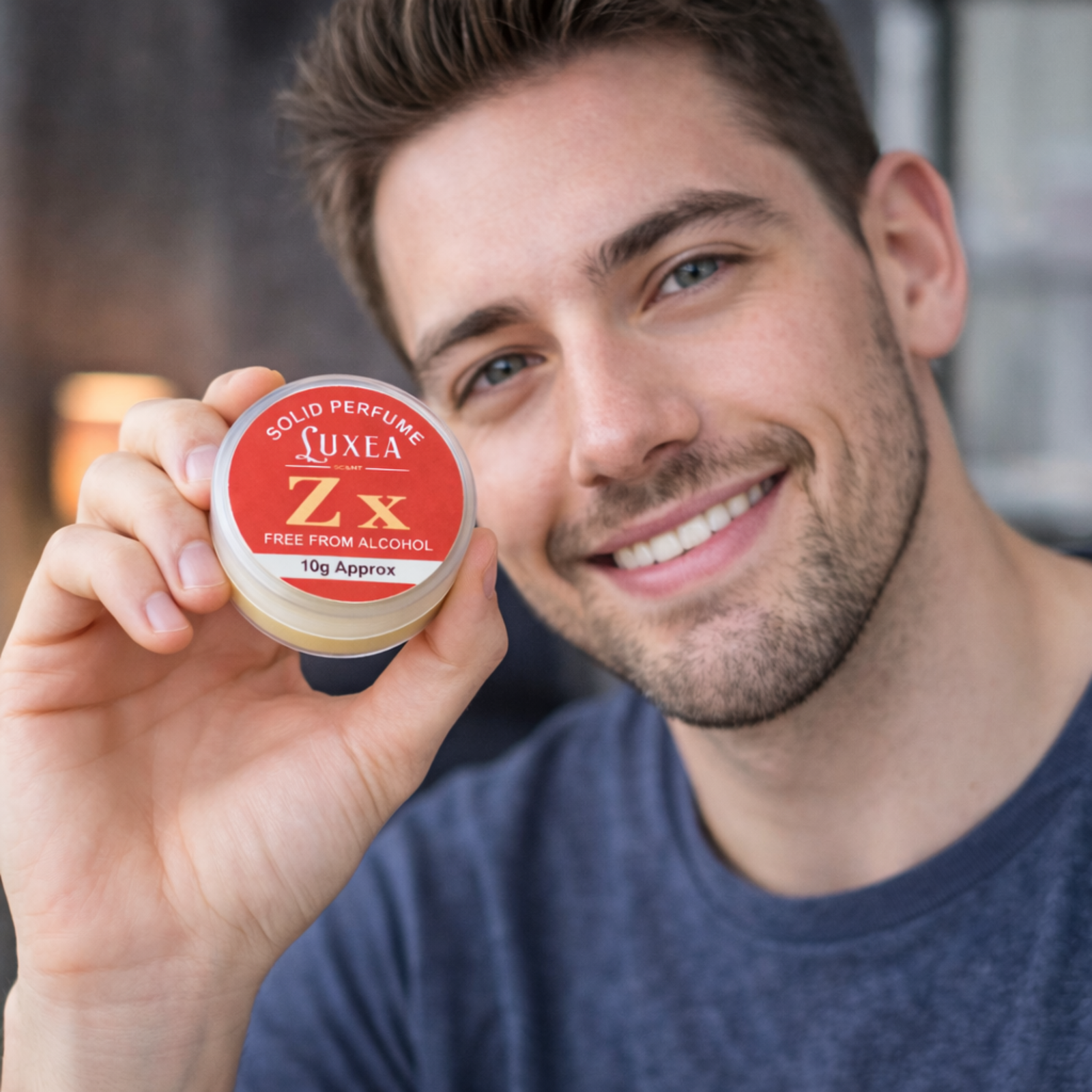 ZX Scent Solid Perfume 10g | Alcohol Free Cream Perfume | ZX Wax Perfume for Men & Women | Pocket Skin Perfume Balm | Long Lasting Solid Perfume