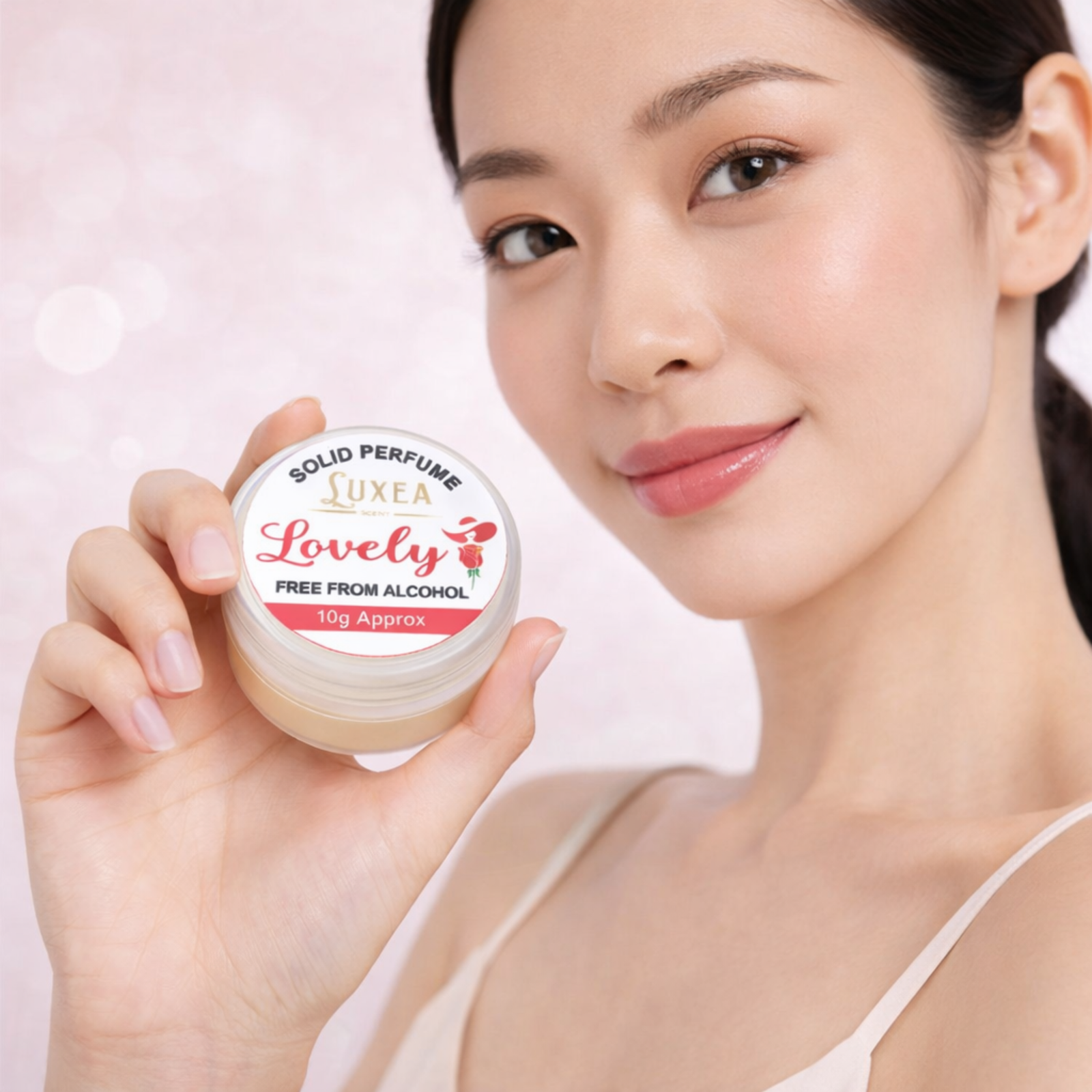 Lovely Solid Perfume Cream | Alcohol-Free Skin Perfume - 10g - Image 4