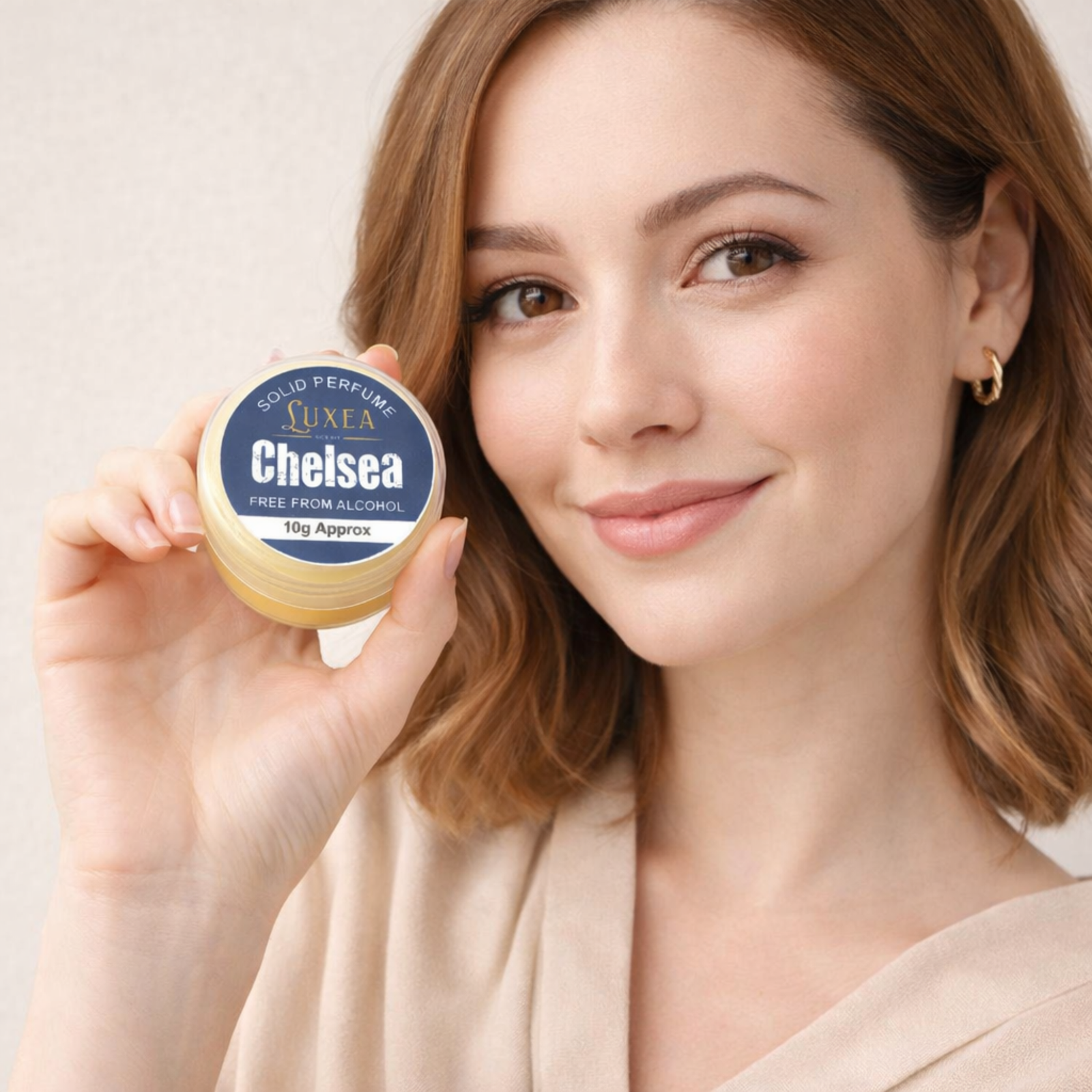 Chelsea Solid Perfume for Men & Women (10g) | Long-Lasting, Alcohol-Free Wax-Based Fragrance | Travel-Friendly, Pocket-Sized Luxury Scent | Fresh Floral & Woody Profile